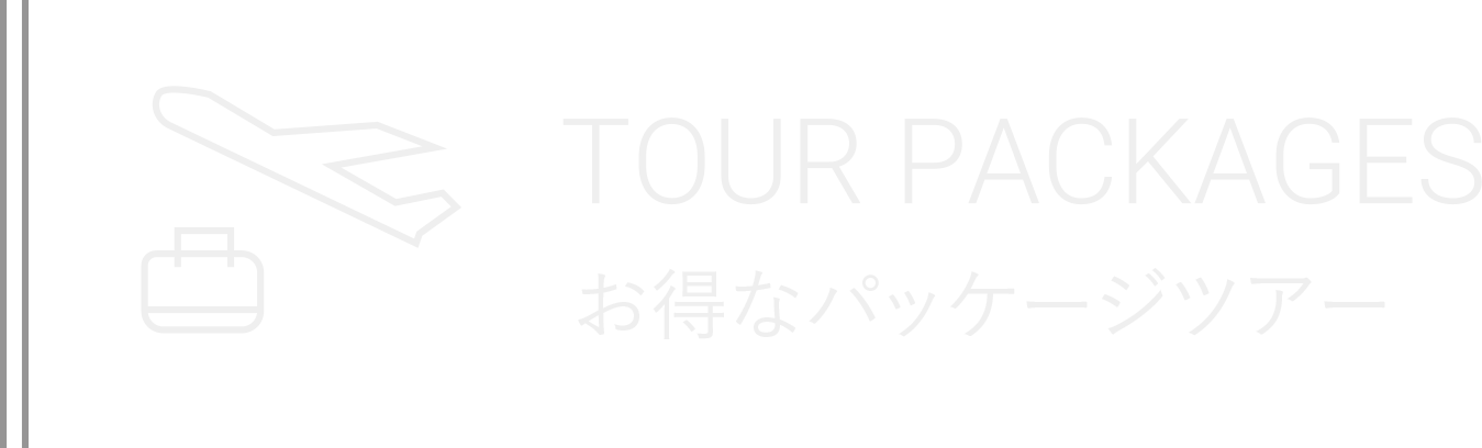 TOUR PACKAGES オトクなパッケージツアー